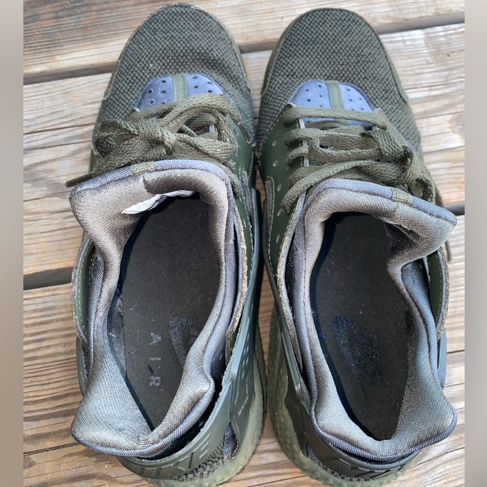 🔥 NIKE AIR HUARACHE Cargo Green RARE 🔥 - Picture 16 of 16